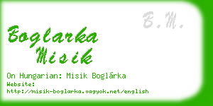 boglarka misik business card
